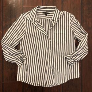 Banana Republic striped button down size small
